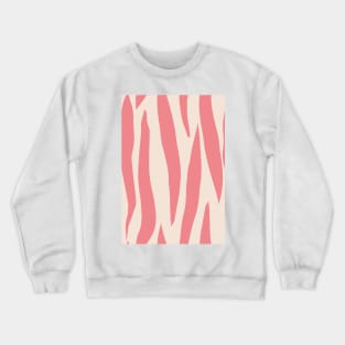 Retro red stripes Crewneck Sweatshirt